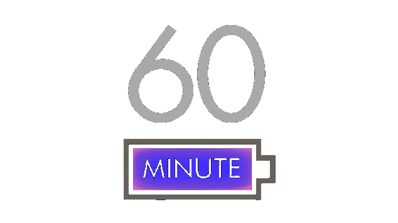 До 60 минут беспрерывной работы